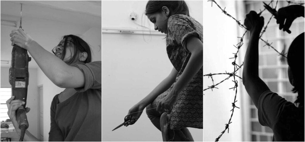 Engaging art installation about mindless thoughts