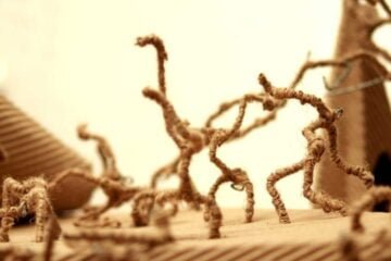 Engaging art installation about mindless thoughts