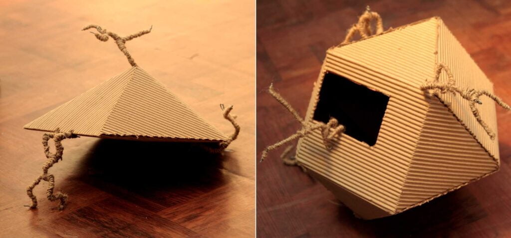 Engaging art installation about mindless thoughts