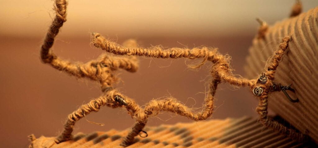 Engaging art installation about mindless thoughts