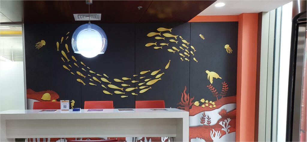 Underwater Graphic Illustration