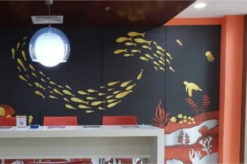 Underwater Graphic Illustration