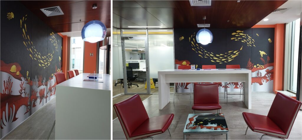 Underwater Graphic Illustration