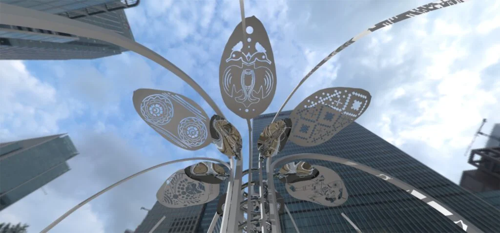 Public sculpture India Banyan Tree