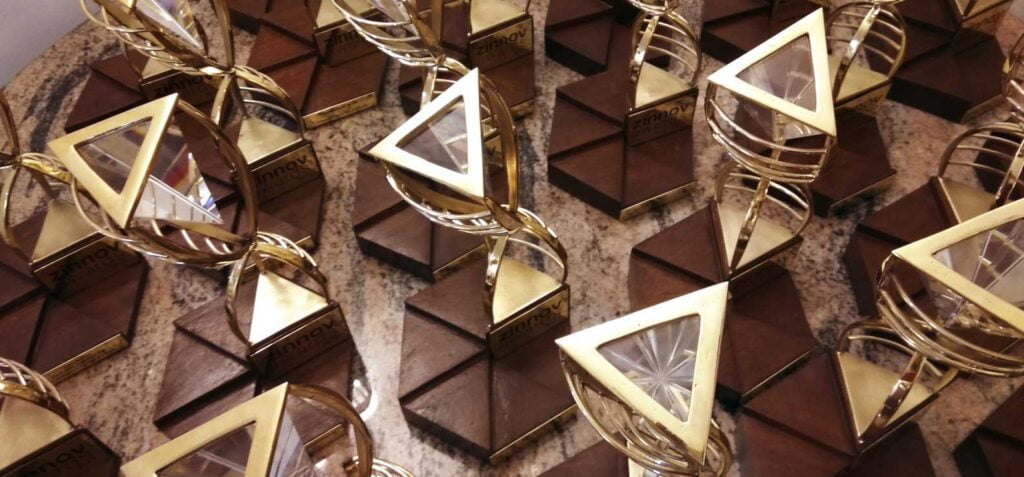 Trophy design for Zinnov awards